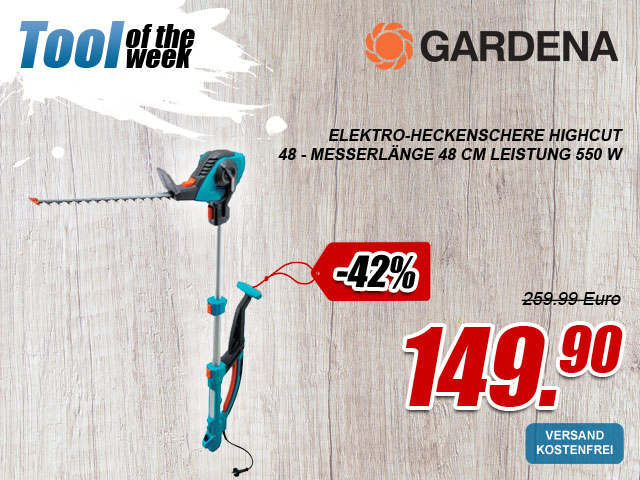 Gardena Elektro-Heckenschere HighCut 48 bei myToolStore