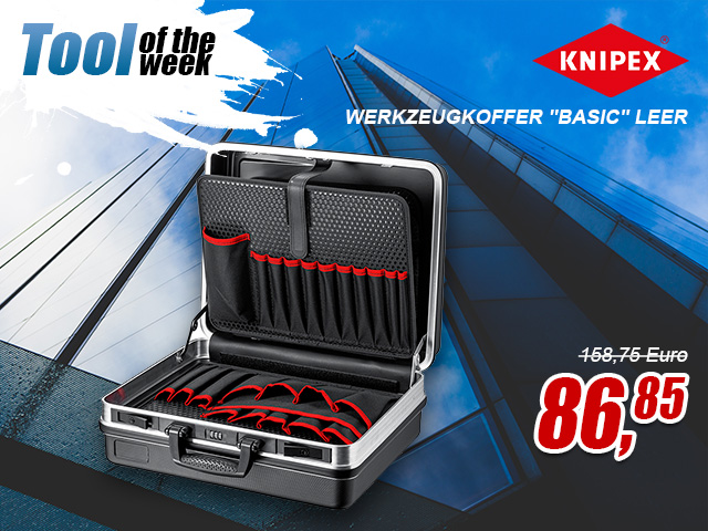Knipex Werkzeugkoffer "Basic" leer - 00 21 05 LE