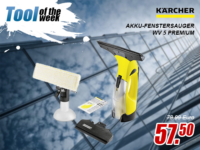 Kärcher Akku-Fenstersauger WV 5 Premium - 1.633-453.0