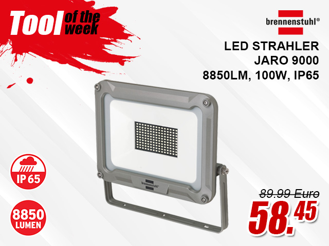 Brennenstuhl LED Strahler JARO 9000 8850lm, 100W, IP65 - 1171250031