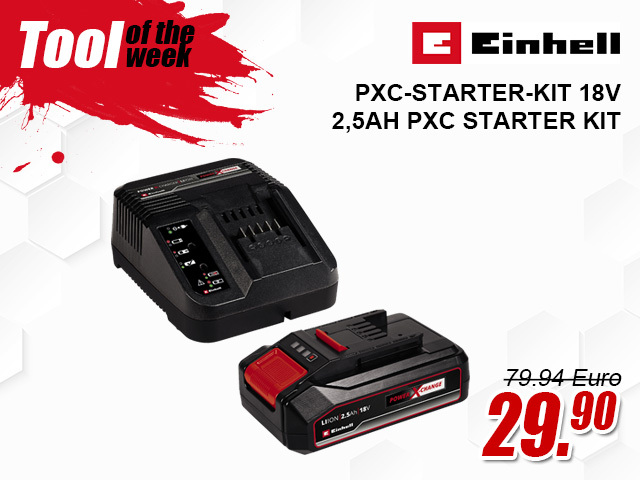 Einhell PXC-Starter-Kit 18V 2,5Ah PXC Starter Kit - 4512097