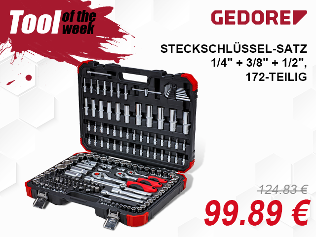 Gedore Red Steckschl Ssel Satz Teilig