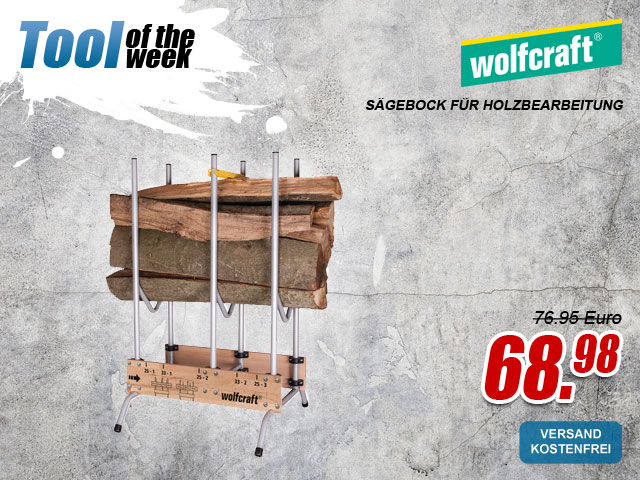 Wolfcraft Sägebock für Holzbearbeitung 